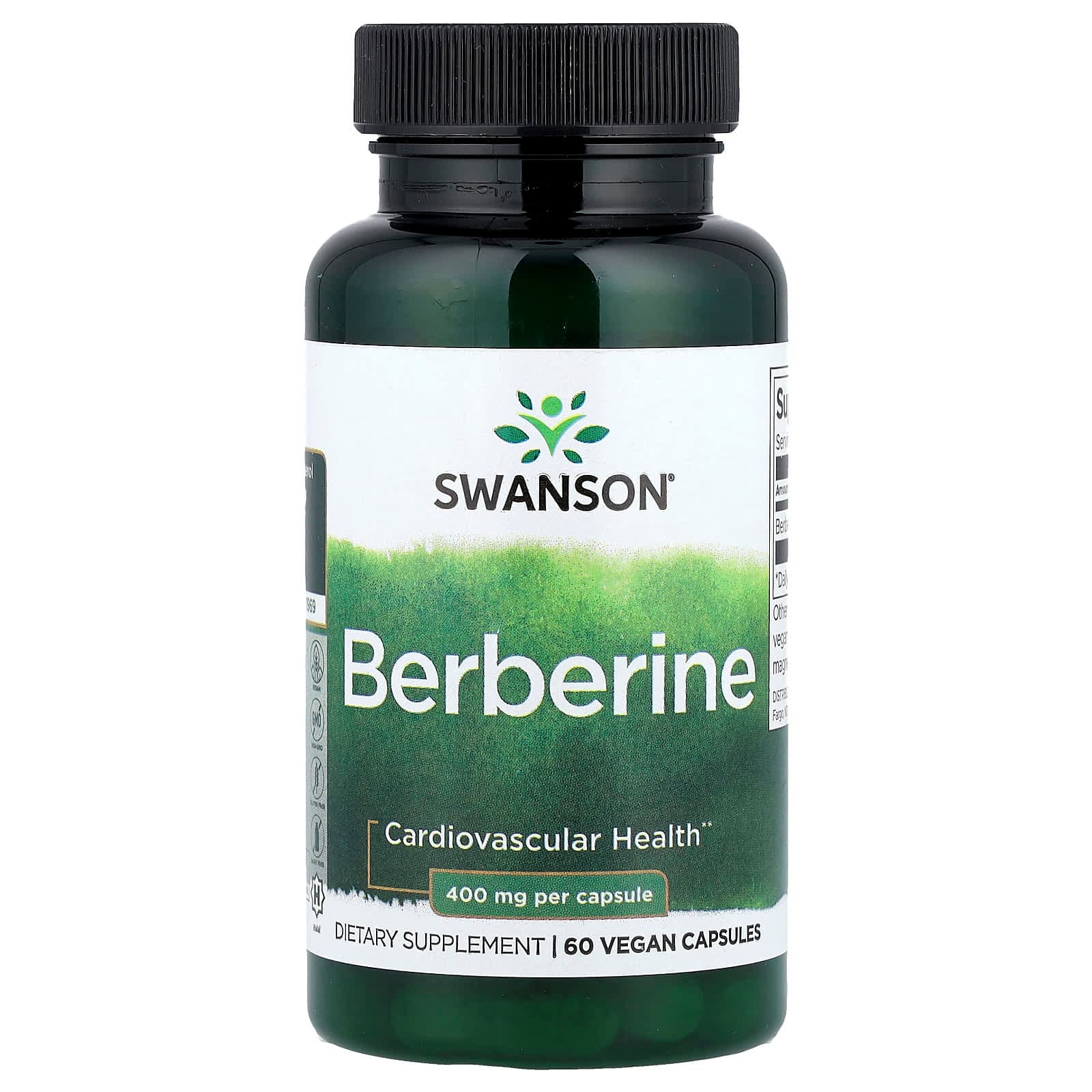 Swanson Berberine 400mg - 60 Capsules | Swanson Berberine 400 mg