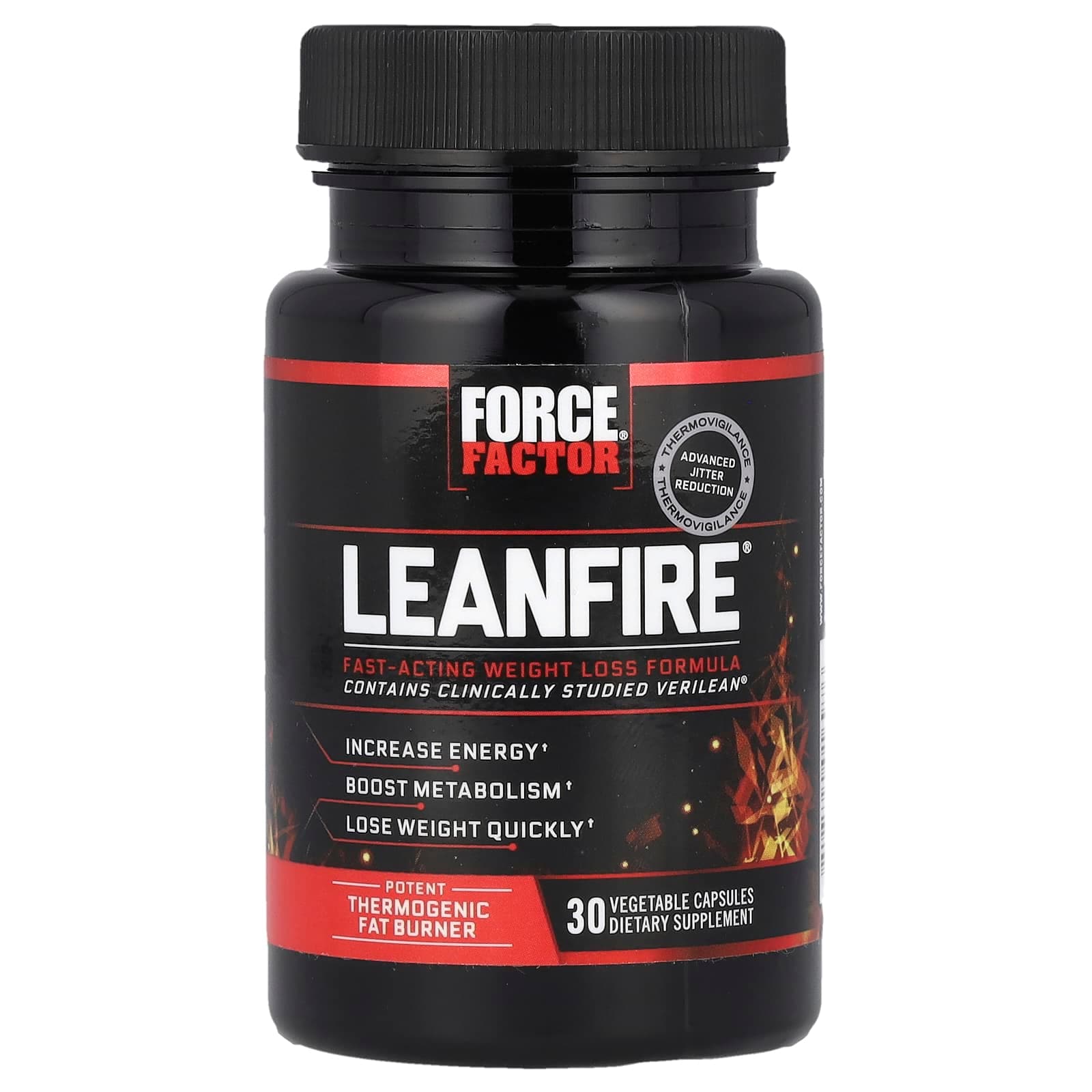 Force Factors, LEANFIRE Weight Loss,  30 veg cap