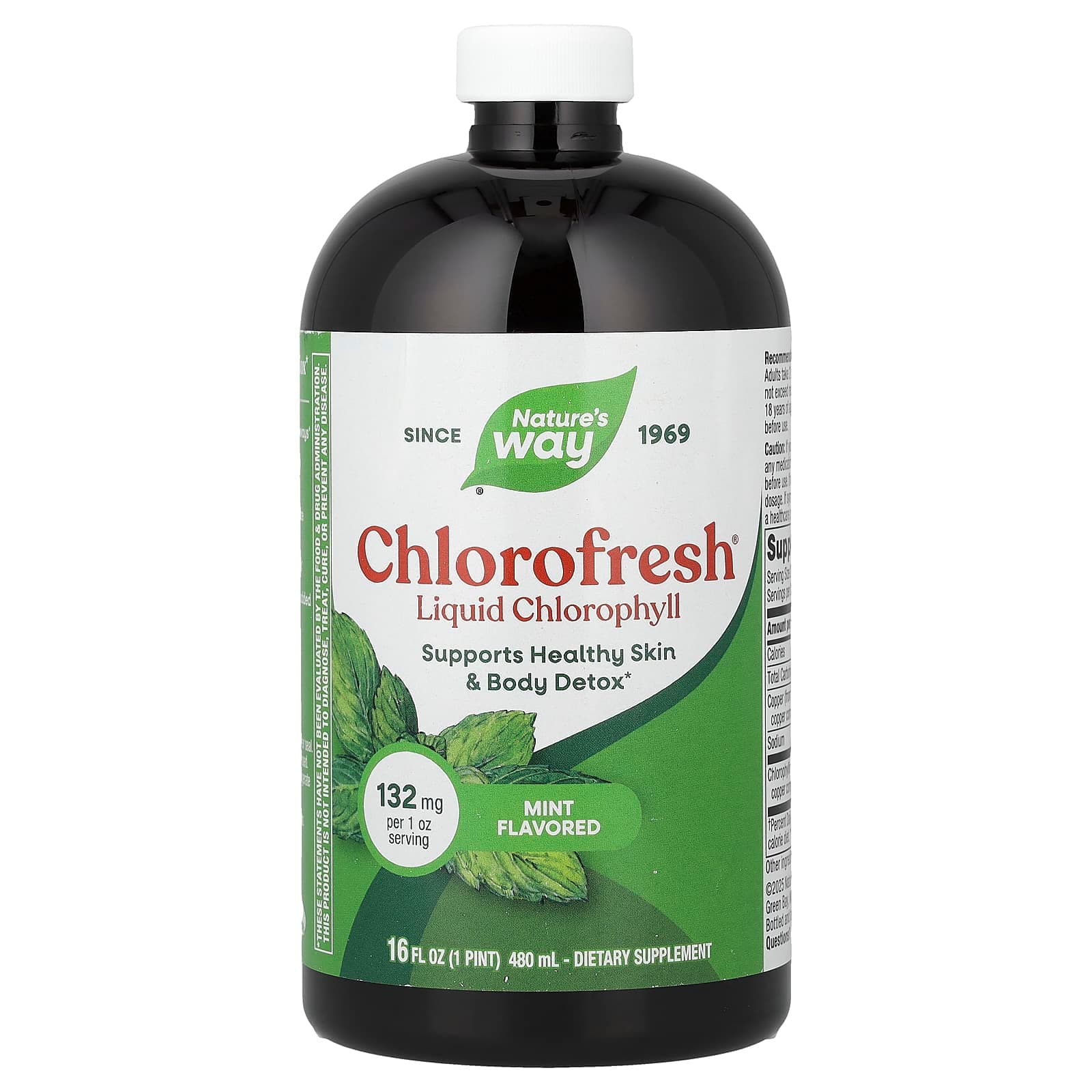 Nature's Way, Liquid Chlorophyll, Mint, 473 ml