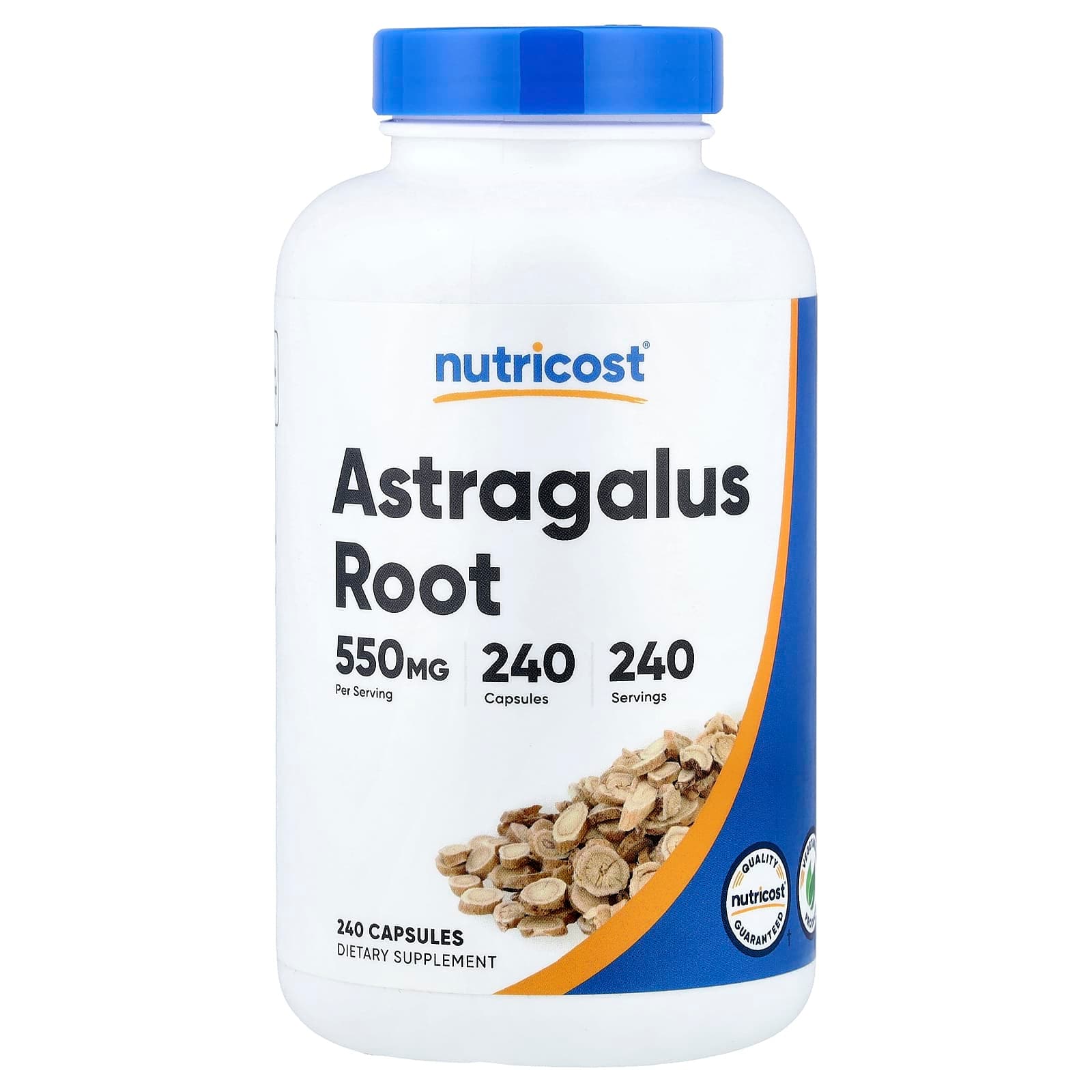 Nutricost Astragalus Root Extract 550 mg - 240 Capsules