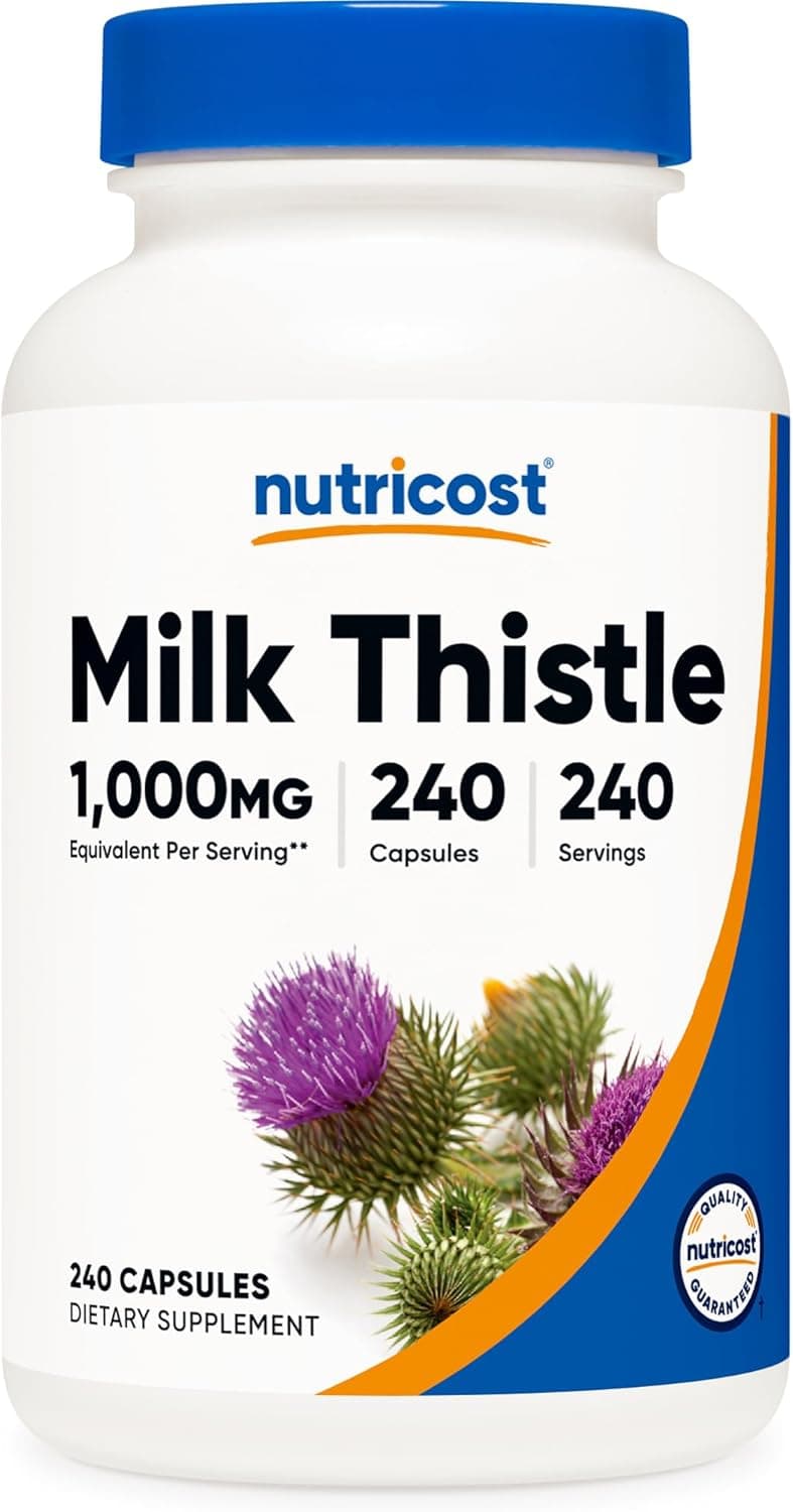 Nutricost Milk Thistle 1000mg 240 كبسولة