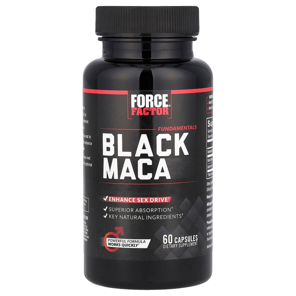 فورس فاكتورز بلاك ماكا 60 كبسولة Force Factor, Fundamentals, Black Maca, 60 Capsules 1