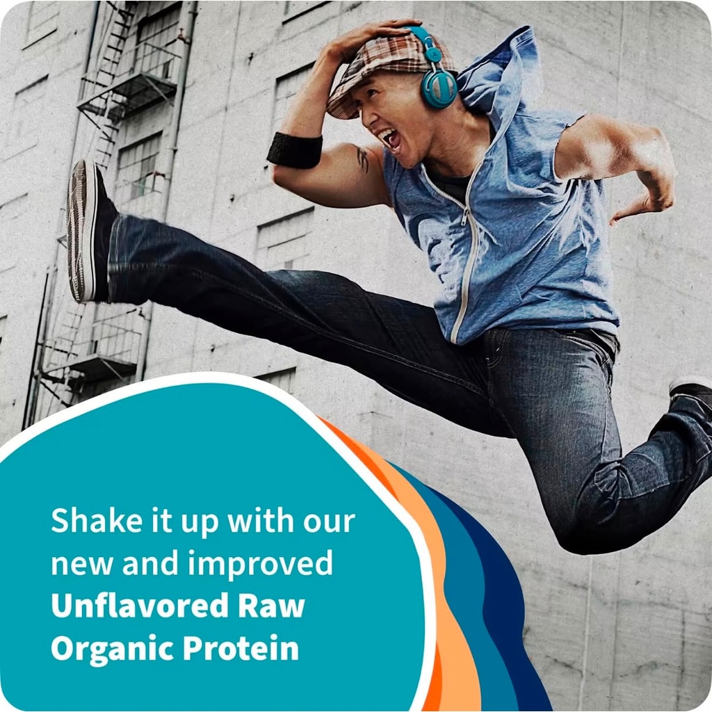 بروتين خام عضوي غير منكه من جاردن أوف لايف (560 جم) - Garden of Life RAW Organic Protein, Unflavored, 1 lb 3.75 oz 4