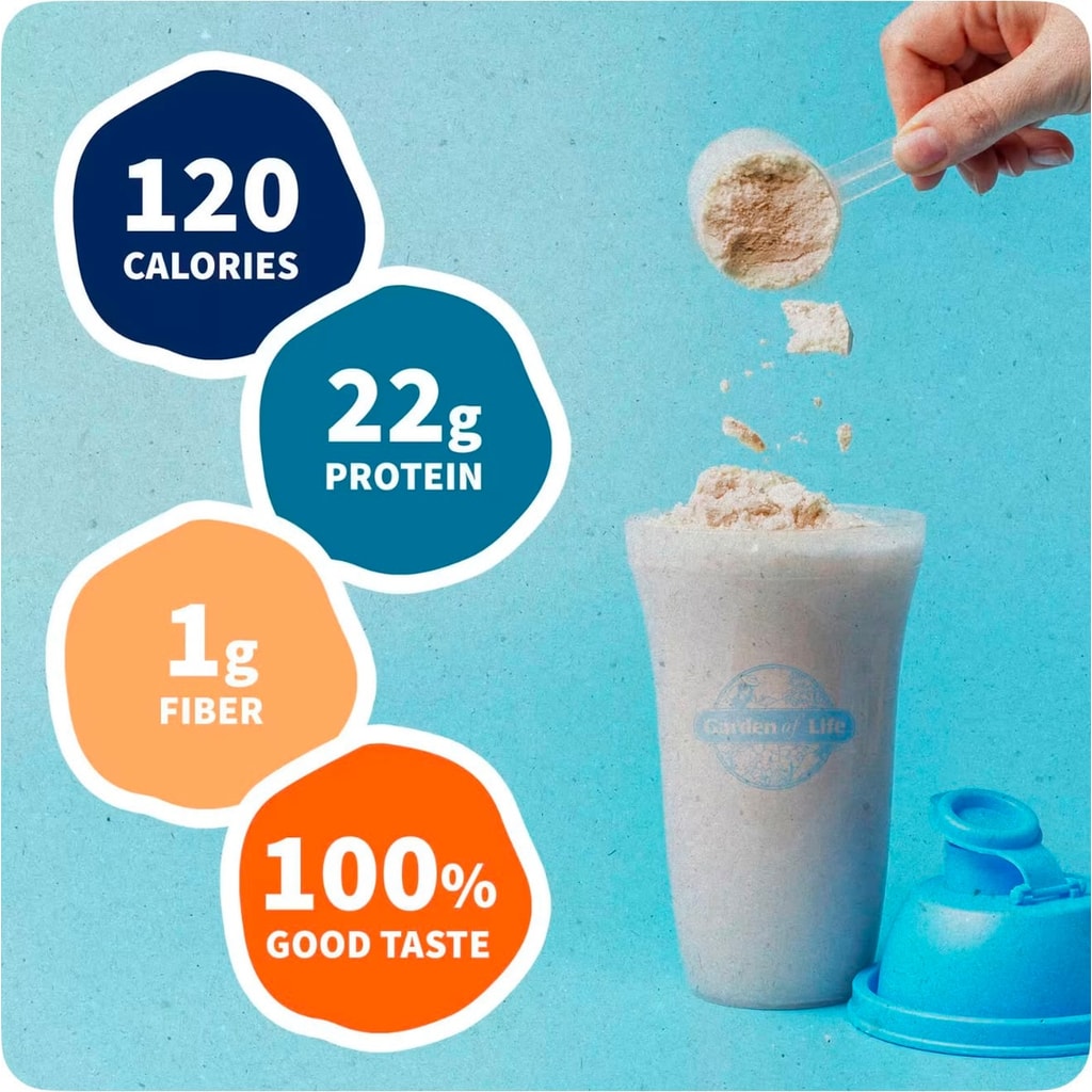 بروتين خام عضوي غير منكه من جاردن أوف لايف (560 جم) - Garden of Life RAW Organic Protein, Unflavored, 1 lb 3.75 oz 5